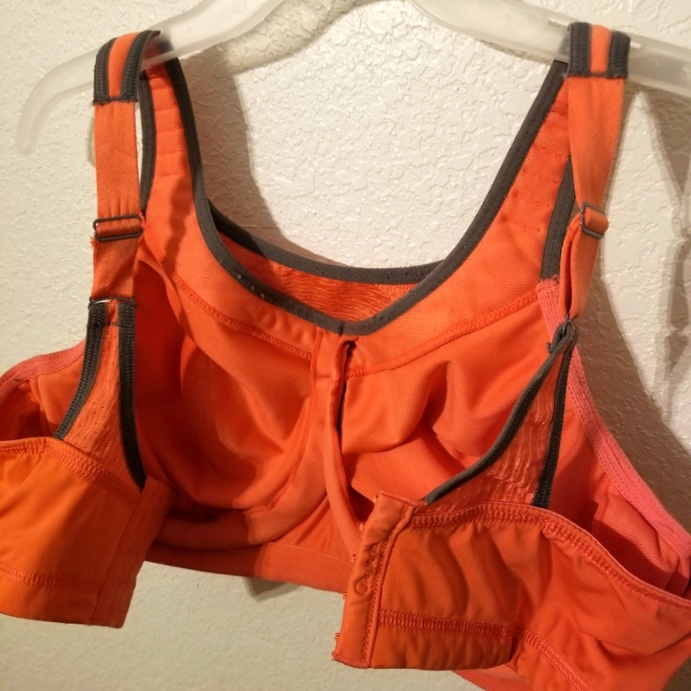 Glamorise Sport Elite Performance 40G Coral with Gray Trims - Picture 5 of 6